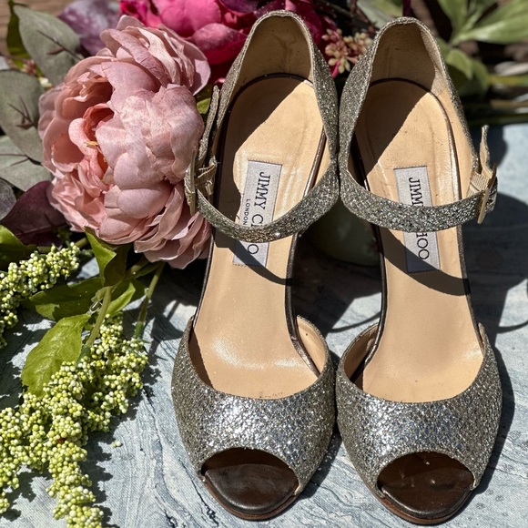 Jimmy Choo metallic heels - Picture 2 of 13